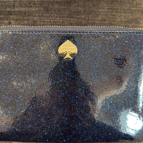 Midnight Blue Sparkly Kate Spade Wristlet - Picture 2 of 8